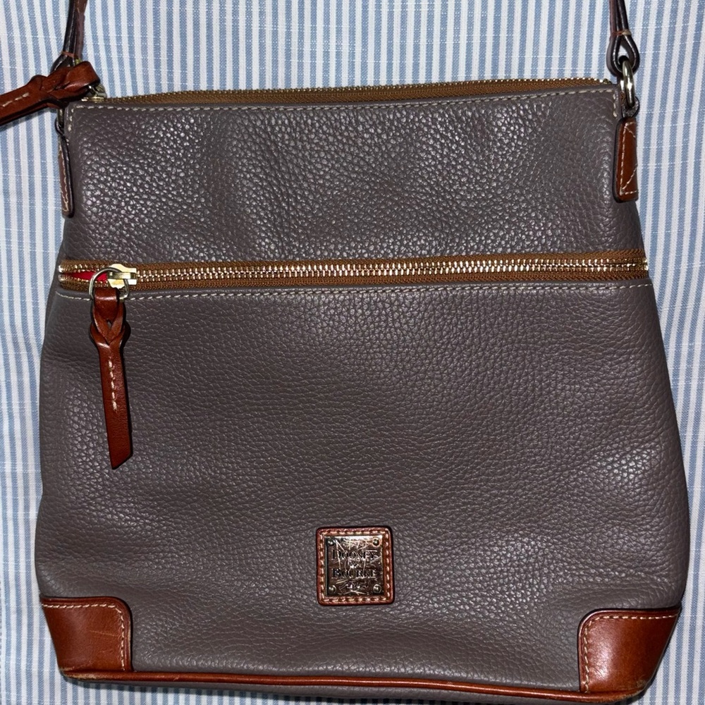 DOONEY & BOURKE PEBBLE GRAIN CROSSBODY HANDBAG - ELEPHANT - Picture 5 of 15